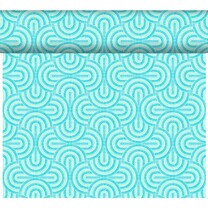 Duni Tischläufer Dunicel Tete-a-Tete Breeze mint blue Duni Tischläufer Dunicel Tete-a-Tete Breeze mint blue