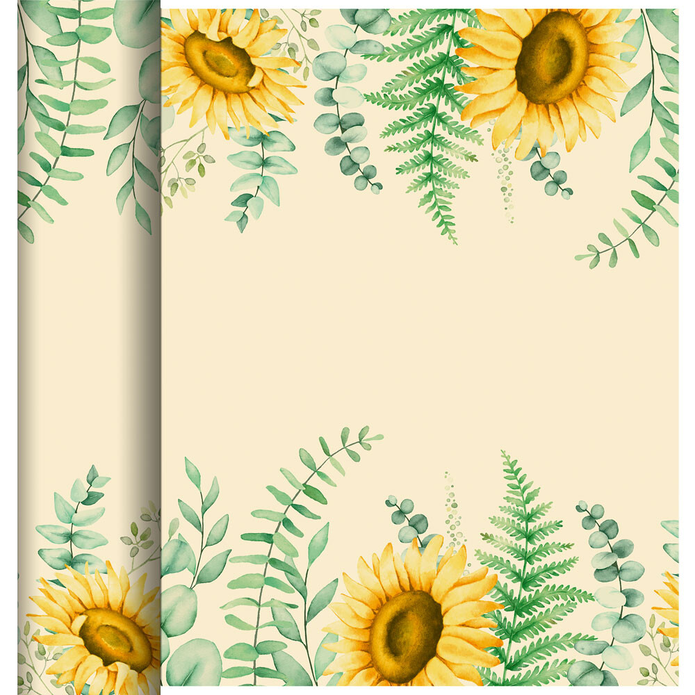 Duni Tischläufer Dunicel Tete-a-Tete Sunflower Dreams