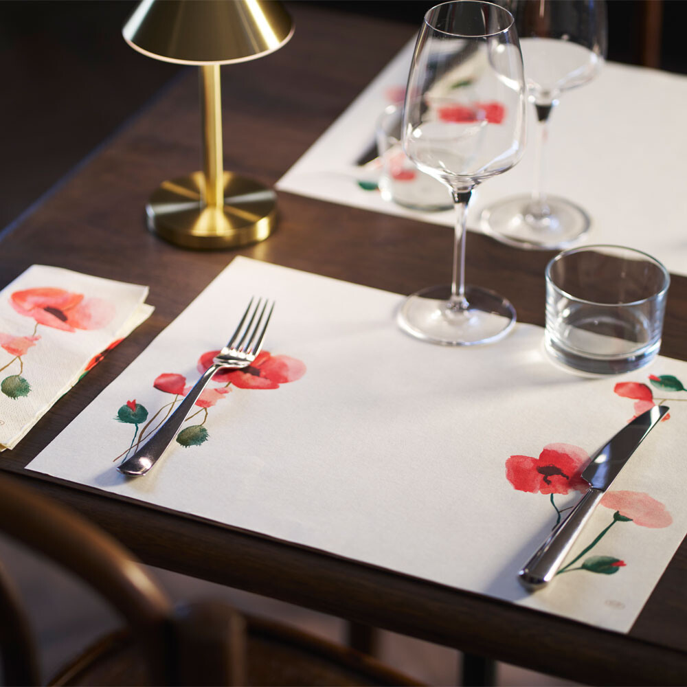 Duni - Tischset Bio Dunicel Poppy Charm Duni - Tischset Bio Dunicel Poppy Charm