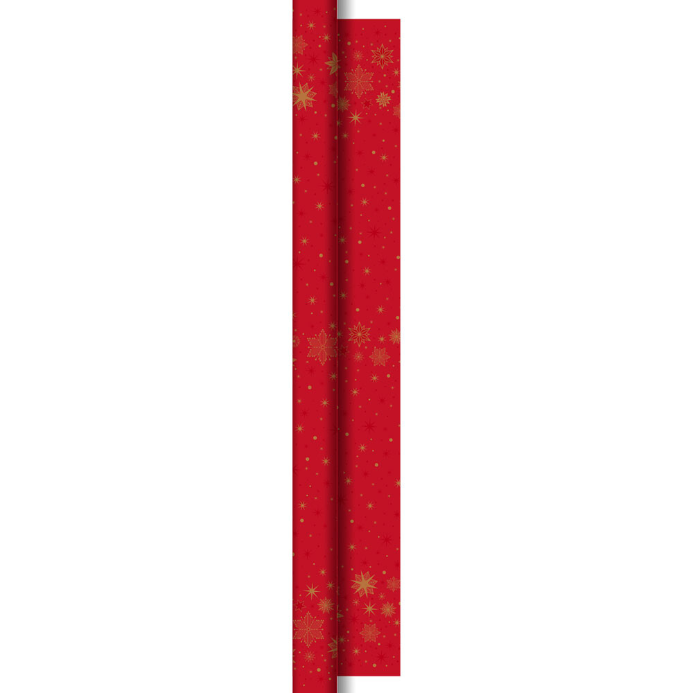 Duni Tischtuchrollen Stargazing Red 10 m Duni Tischtuchrollen Stargazing Red 10 m
