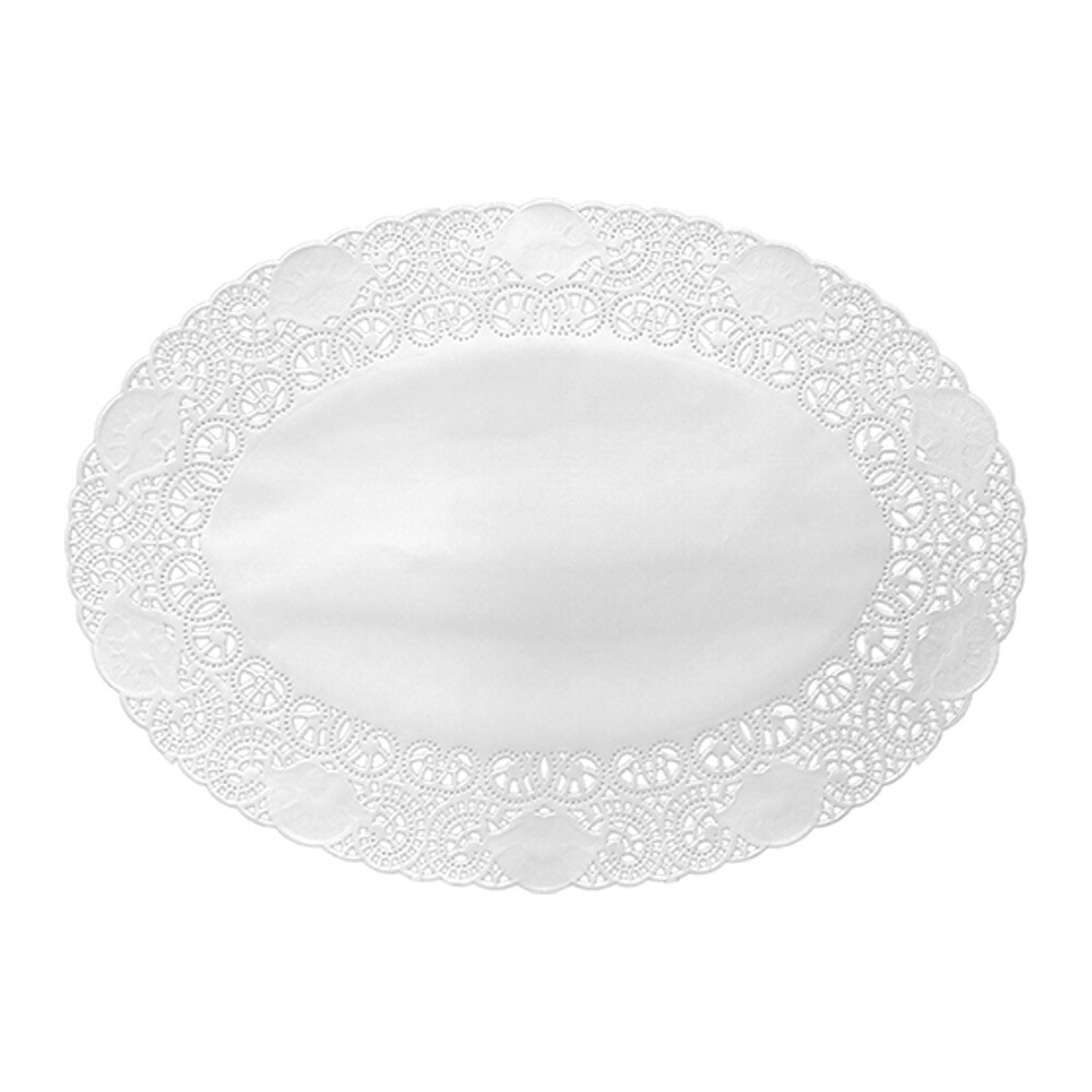 Duni - Tortenspitzen oval Weiß 24 x 17 cm Duni - Tortenspitzen oval Weiß 24 x 17 cm