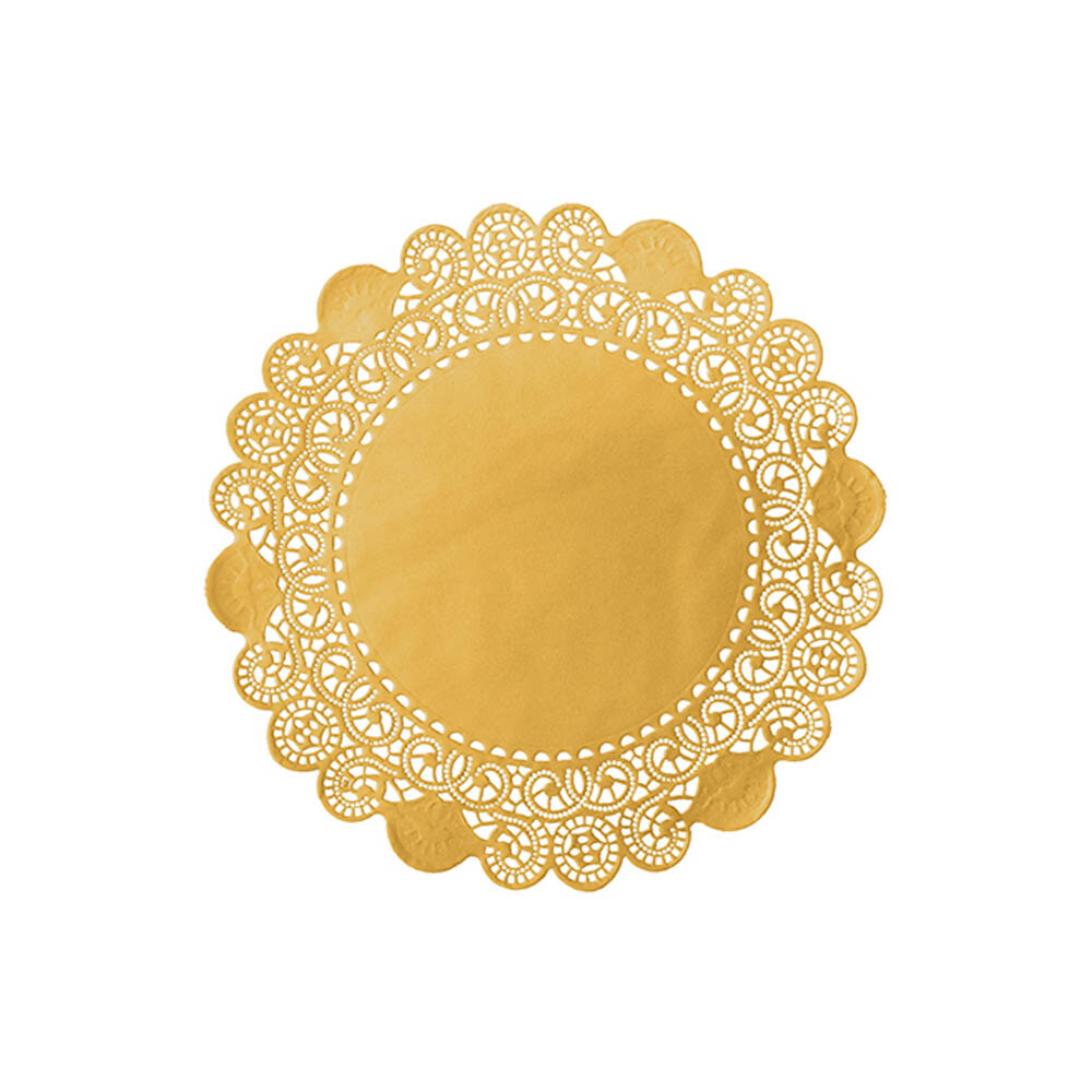 Duni - Tortenspitzen rund Gold 36 cm