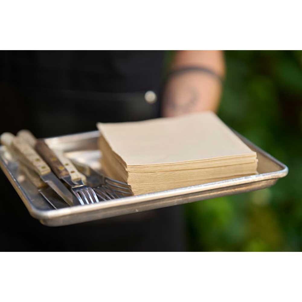 Duni Zelltuch-Servietten 2-lagig 24 x 24 cm natural brown Duni Zelltuch-Servietten 2-lagig 24 x 24 cm natural brown