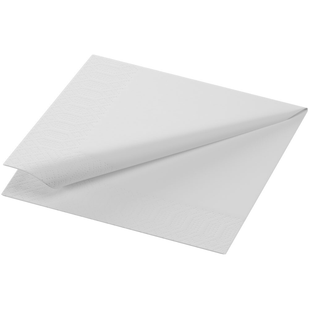 Duni Zelltuch Servietten 2-lagig 24 x 24 cm weiß Duni Zelltuch Servietten 2-lagig 24 x 24 cm weiß