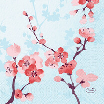 Duni Zelltuch-Servietten - 24 x 24 Cherry Breeze blue Duni Zelltuch-Servietten - 24 x 24 Cherry Breeze blue