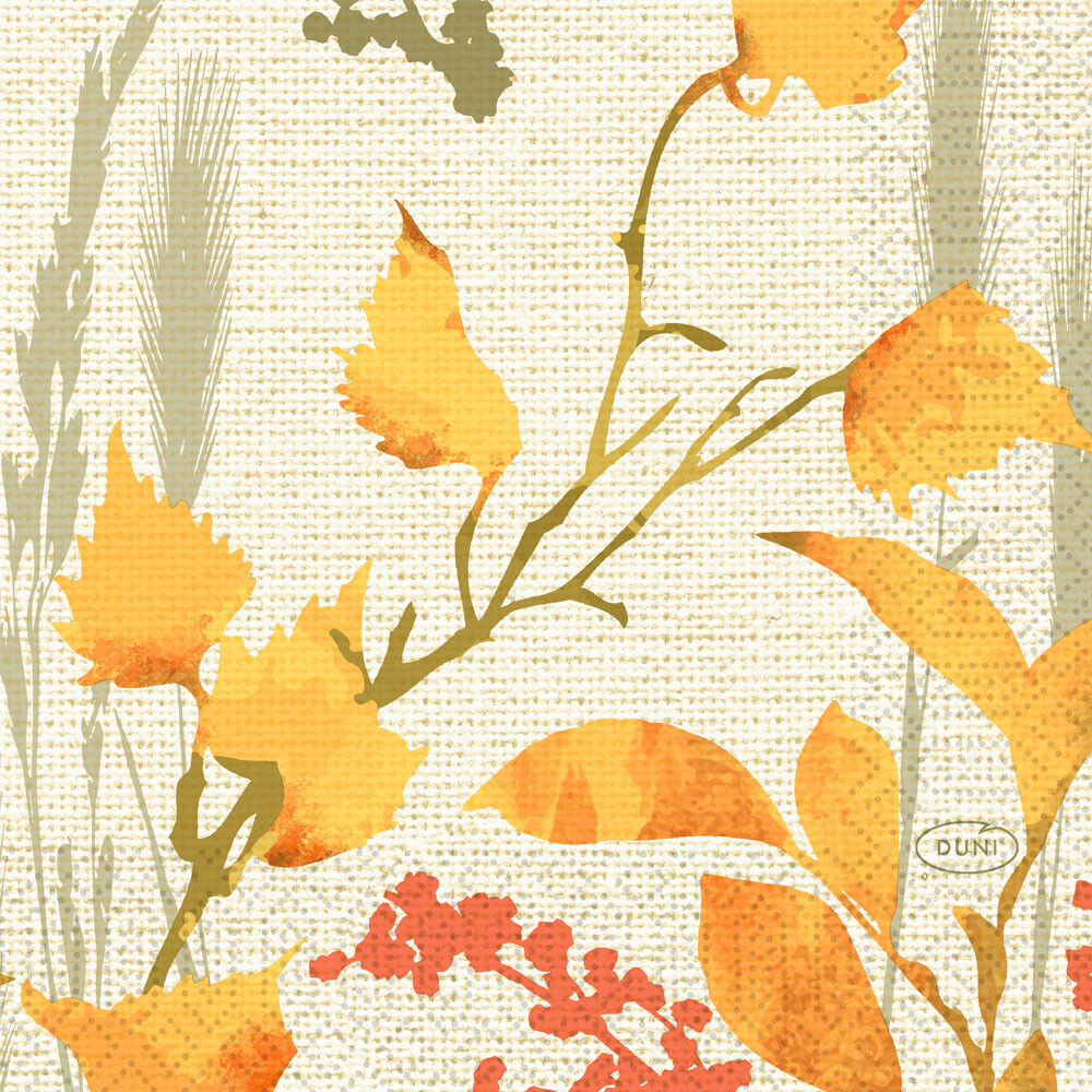 Duni Zelltuch-Servietten - 24 x 24 cm Fall Beauty