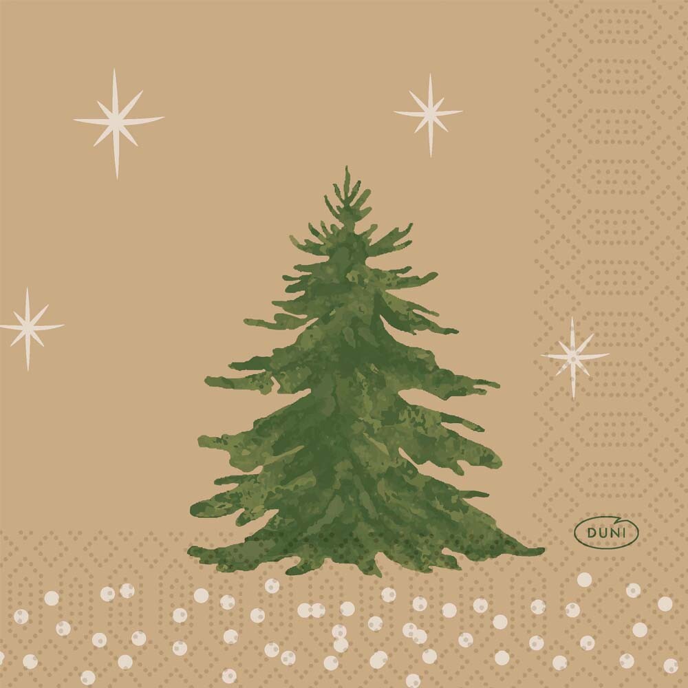 Duni Zelltuch-Servietten - 24 x 24 cm Humble Trees 208493 Duni Zelltuch-Servietten - 24 x 24 cm Humble Trees 208493