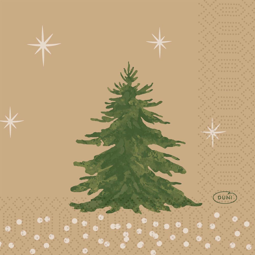 Duni Zelltuch-Servietten - 24 x 24 cm Humble Trees 211523 Duni Zelltuch-Servietten - 24 x 24 cm Humble Trees 211523
