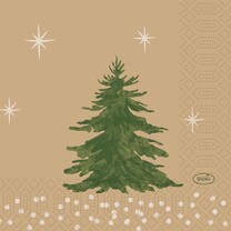 Duni Zelltuch-Servietten - 24 x 24 cm Humble Trees 211523