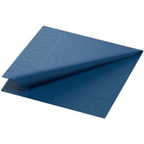 Duni Zelltuch-Servietten 3-lagig 24 x 24 cm Dunkelblau Duni Zelltuch-Servietten 3-lagig 24 x 24 cm Dunkelblau