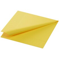 Duni Zelltuch-Servietten 3-lagig 24 x 24 cm Gelb Duni Zelltuch-Servietten 3-lagig 24 x 24 cm Gelb