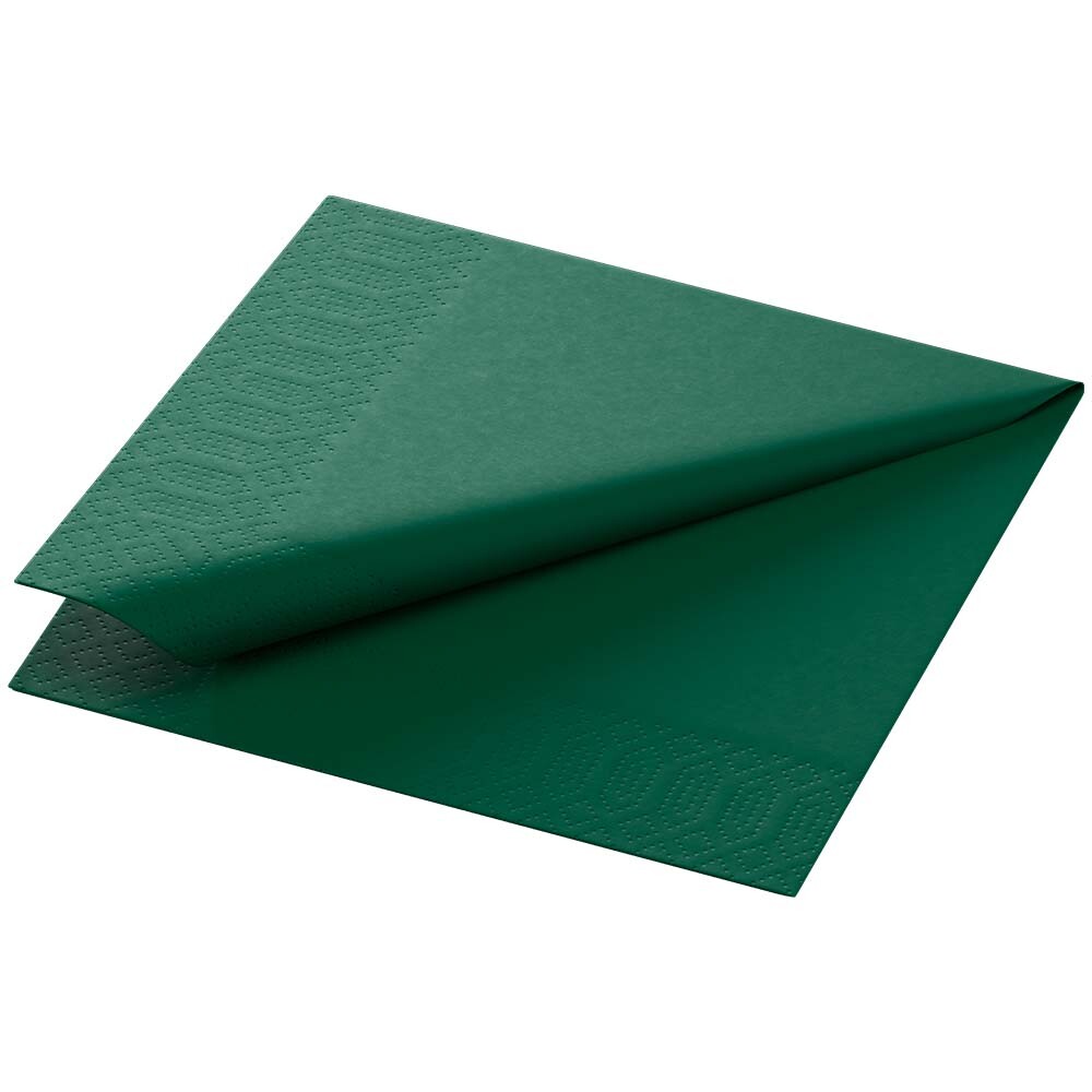Duni Zelltuch-Servietten 3-lagig 24 x 24 cm Jägergrün Duni Zelltuch-Servietten 3-lagig 24 x 24 cm Jägergrün