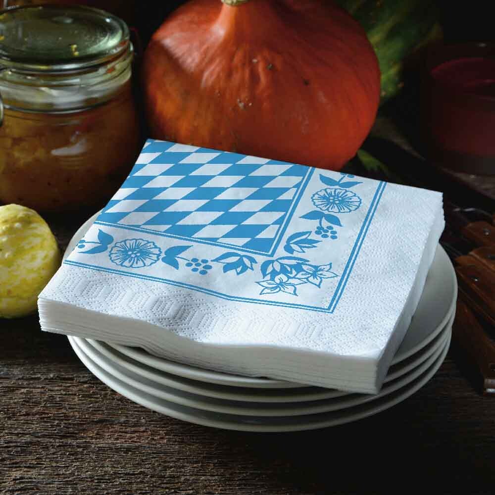 Duni Zelltuch-Servietten 33 x 33 cm 14 Falz 50er Pack Bayrische Raute Duni Zelltuch-Servietten 33 x 33 cm 14 Falz 50er Pack Bayrische Raute