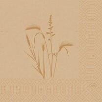 Duni Zelltuch-Servietten 33 x 33 cm 1-4 Falz 50er Pack Meadow Natural Duni Zelltuch-Servietten 33 x 33 cm 1-4 Falz 50er Pack Meadow Natural