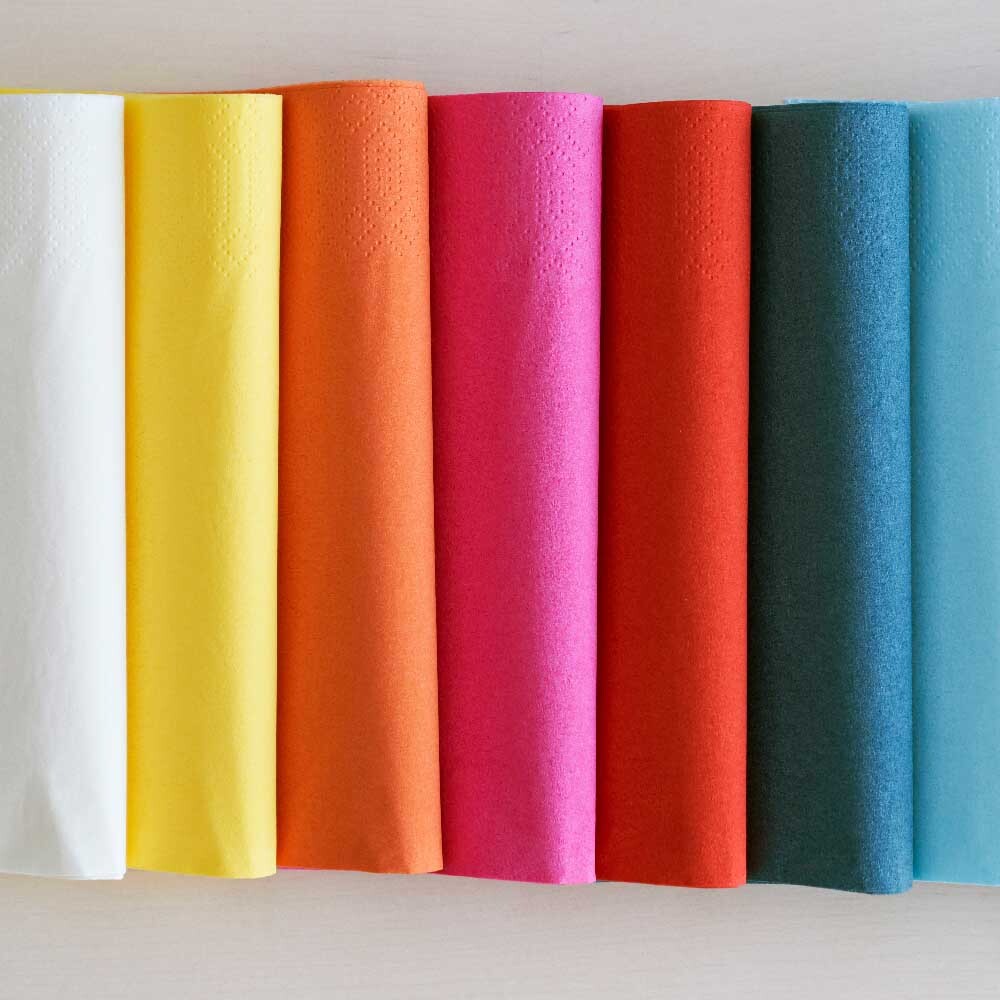 Duni Zelltuch-Servietten 33 x 33 cm 1-4 Falz 50er Pack Rot
