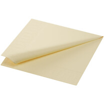 Duni Zelltuch-Servietten 33 x 33 cm 1-4 Falz Cream Duni Zelltuch-Servietten 33 x 33 cm 1-4 Falz Cream