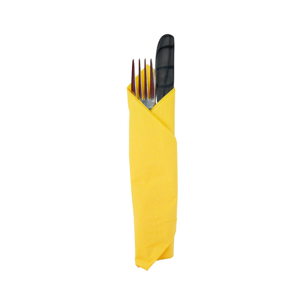 Duni Zelltuch-Servietten 33 x 33 cm 1-4 Falz Gelb Duni Zelltuch-Servietten 33 x 33 cm 1-4 Falz Gelb