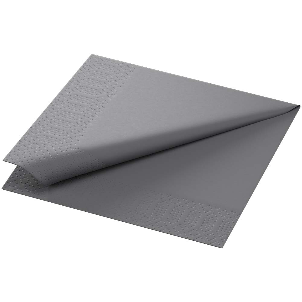 Duni Zelltuch-Servietten 33 x 33 cm 1-4 Falz Granite Grey Duni Zelltuch-Servietten 33 x 33 cm 1-4 Falz Granite Grey