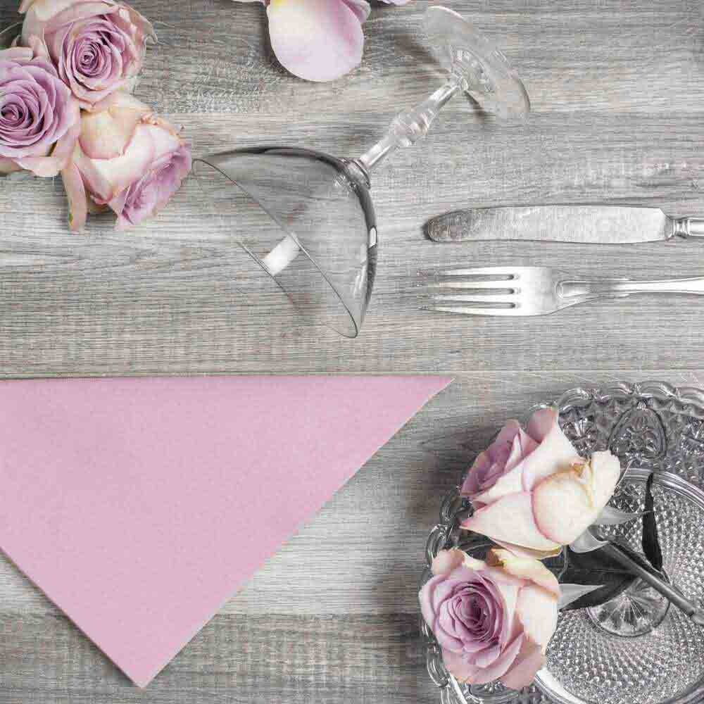 Duni Zelltuch-Servietten 33 x 33 cm 1/4 Falz Mellow Rose Duni Zelltuch-Servietten 33 x 33 cm 1/4 Falz Mellow Rose