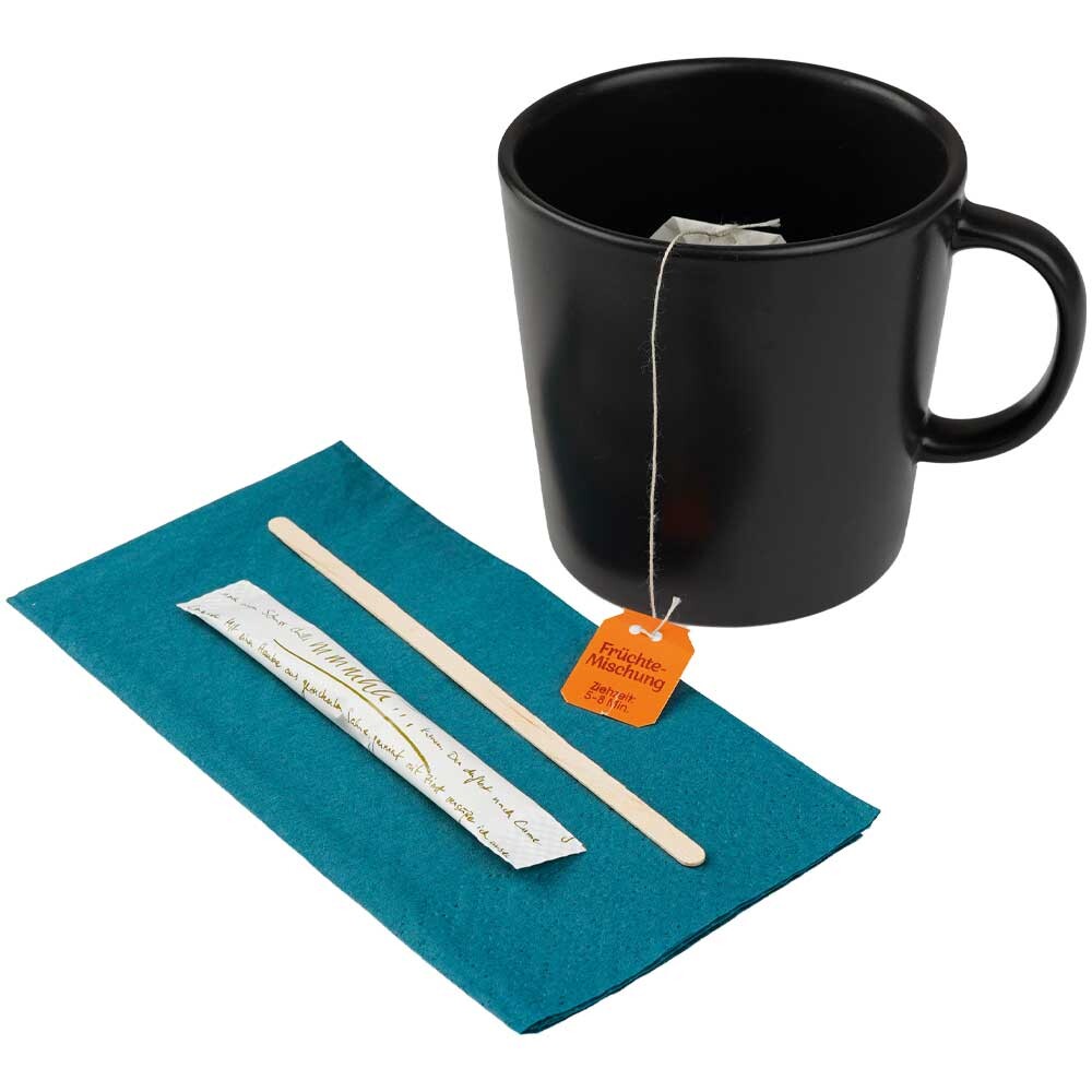 Duni Zelltuch-Servietten 33 x 33 cm 1-8 Buchfalz Ocean Teal