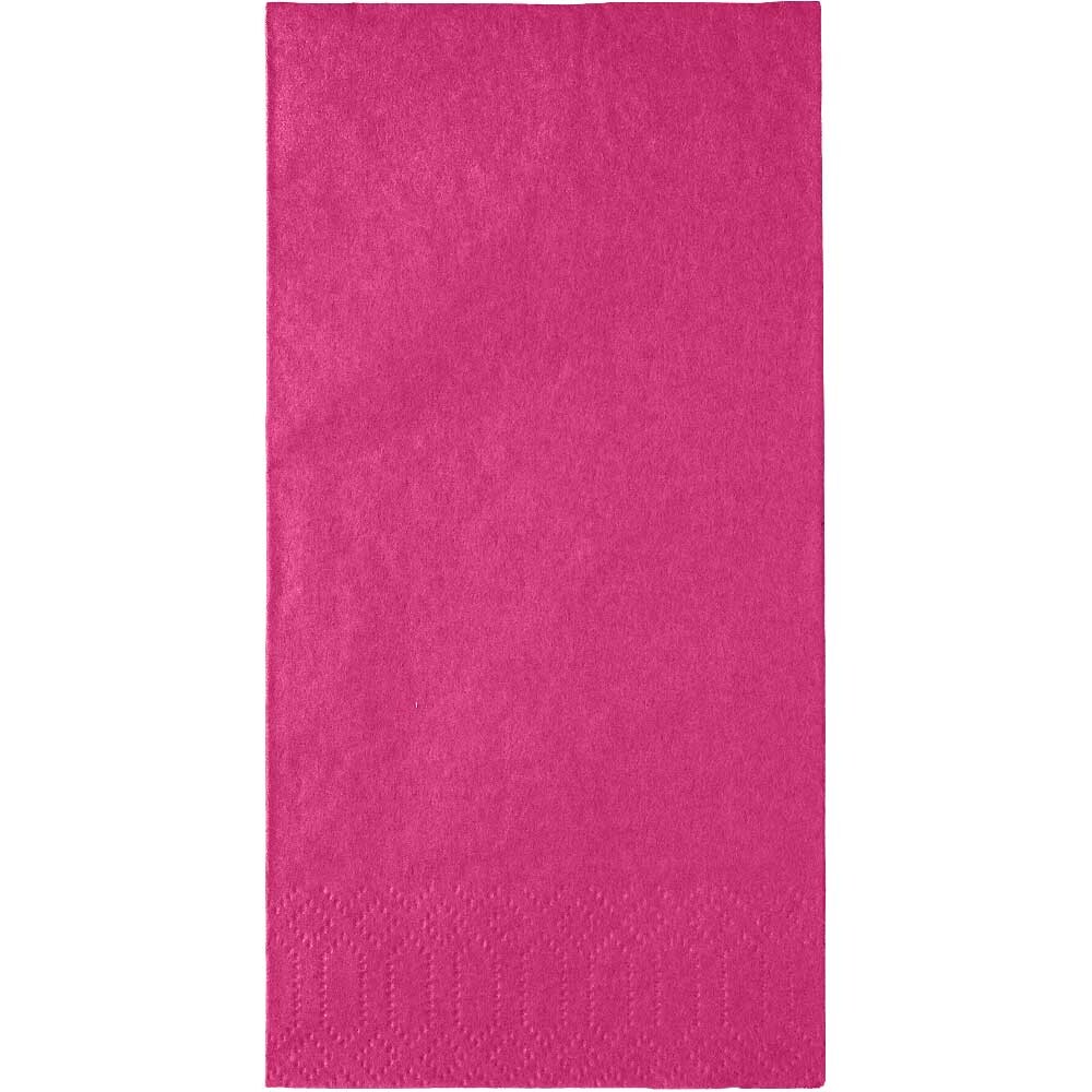 Duni Zelltuch-Servietten 33 x 33 cm 1-8 Kopffalz Fuchsia
