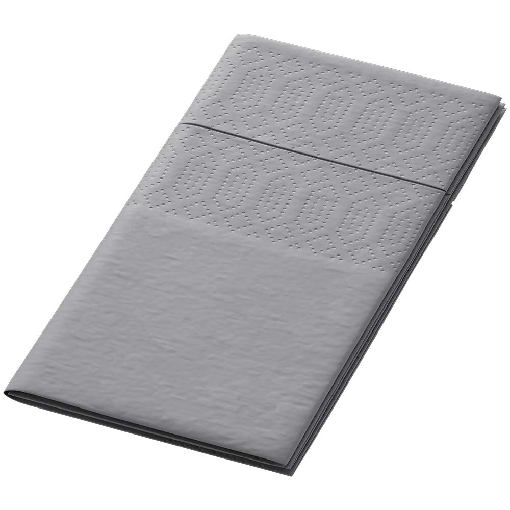 Duni Zelltuch-Servietten 33 x 33 cm 1-8 Kopffalz Granite Grey