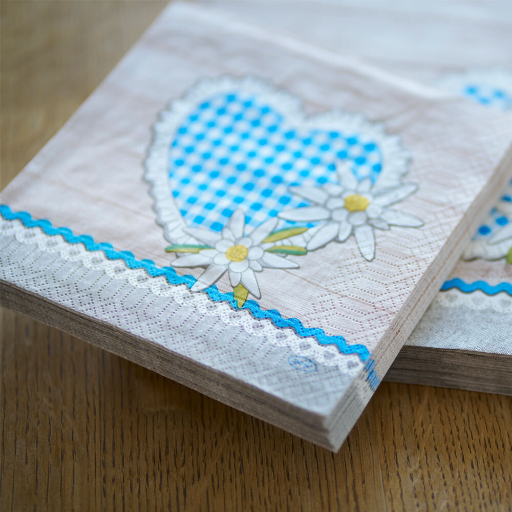 Duni Zelltuch-Servietten 33 x 33 cm Alpen Flair Duni Zelltuch-Servietten 33 x 33 cm Alpen Flair