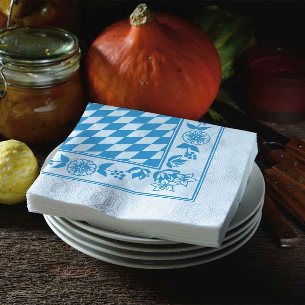 Duni Zelltuch-Servietten 33 x 33 cm Bayrische Raute Duni Zelltuch-Servietten 33 x 33 cm Bayrische Raute
