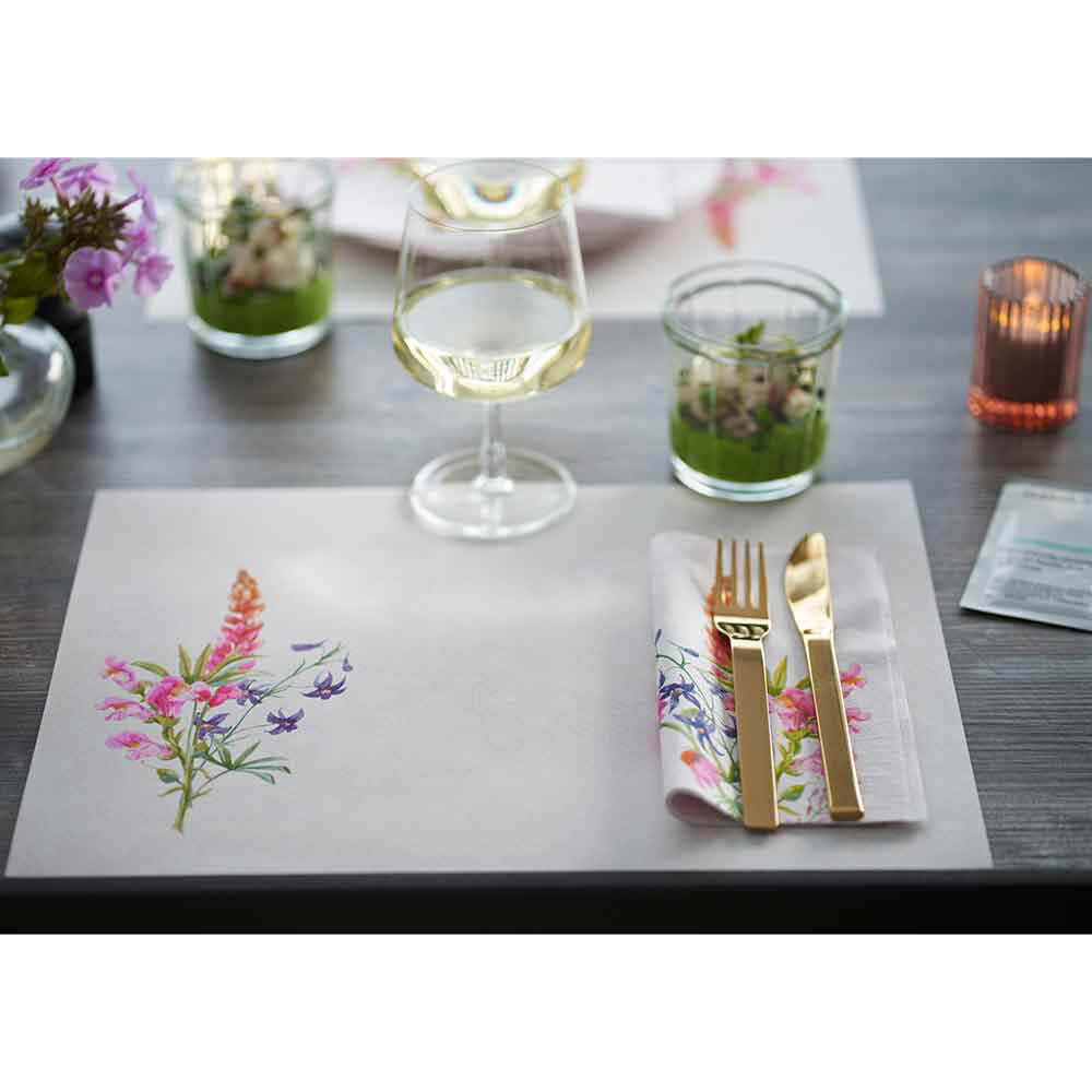 Duni Zelltuch-Servietten 33 x 33 cm Floret 50er Pack Duni Zelltuch-Servietten 33 x 33 cm Floret 50er Pack