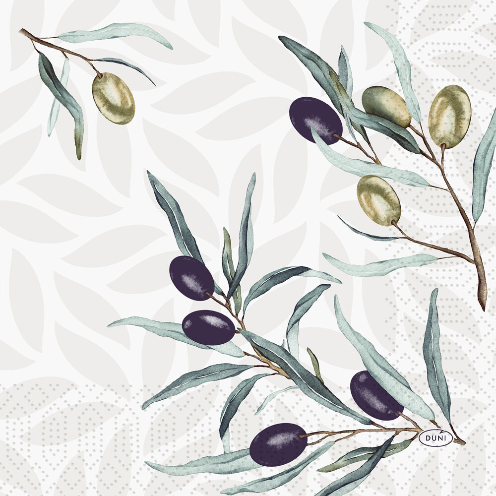 Duni Zelltuch-Servietten 33 x 33 cm Olive Garden Duni Zelltuch-Servietten 33 x 33 cm Olive Garden