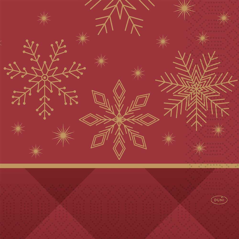 Duni Zelltuch-Servietten 33 x 33 cm Rhombus Bordeaux