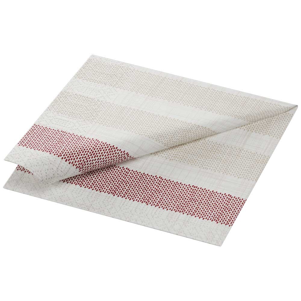 Duni Zelltuch-Servietten 33 x 33 cm Rigato bordeaux Duni Zelltuch-Servietten 33 x 33 cm Rigato bordeaux