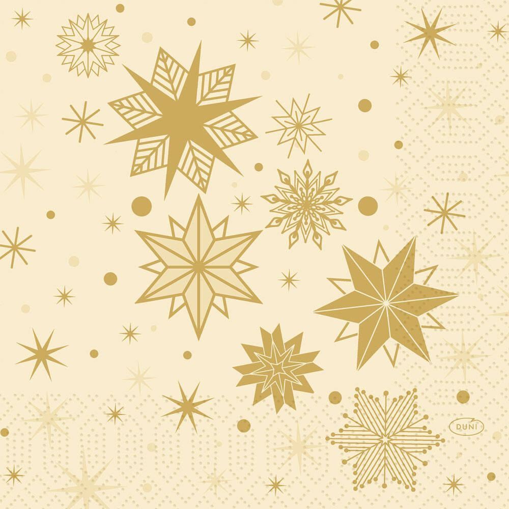 Duni Zelltuch-Servietten 33 x 33 cm Stargazing Cream 50er Pack Duni Zelltuch-Servietten 33 x 33 cm Stargazing Cream 50er Pack