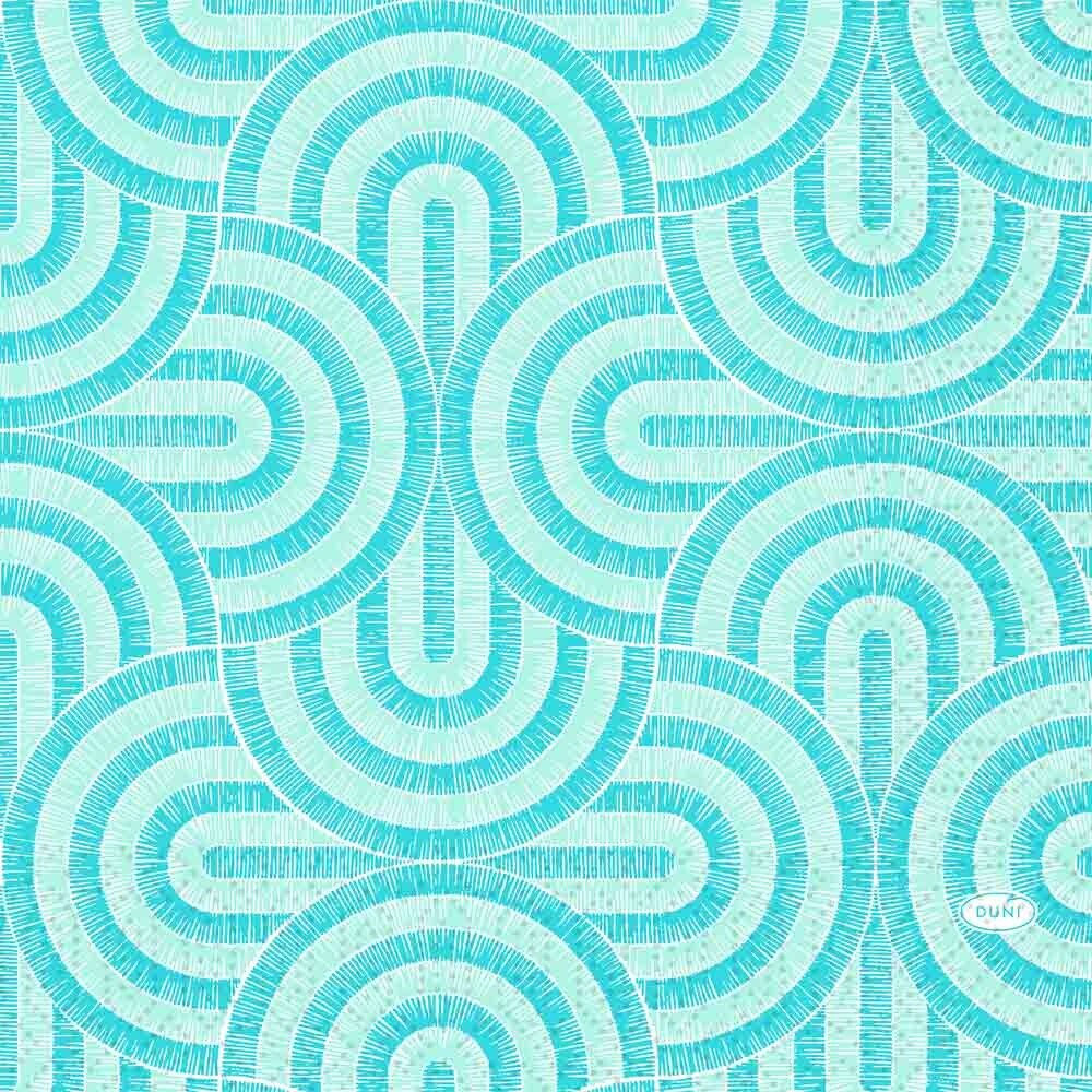 Duni Zelltuch-Servietten - 33 x 33 cm Breeze mint blue 500 Stück