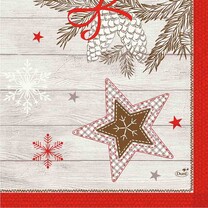 Duni Zelltuch-Servietten - 33 x 33 cm Cozy Winter 209931 Duni Zelltuch-Servietten - 33 x 33 cm Cozy Winter 209931