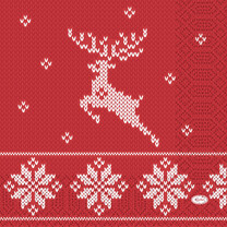 Duni Zelltuch-Servietten - 33 x 33 cm Knitted Traditions 228900 Duni Zelltuch-Servietten - 33 x 33 cm Knitted Traditions 228900