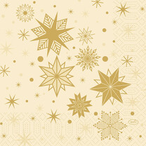 Duni Zelltuch-Servietten - 33 x 33 cm Stargazing Cream 211565 Duni Zelltuch-Servietten - 33 x 33 cm Stargazing Cream 211565