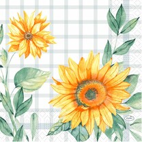 Duni Zelltuch-Servietten - 33 x 33 cm Sunflower Day 1000 Stück Duni Zelltuch-Servietten - 33 x 33 cm Sunflower Day 1000 Stück