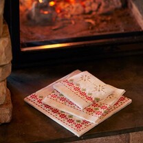 Duni Zelltuch-Servietten - 33x33 cm - Weihnachten