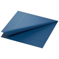 Duni Zelltuch-Servietten 40 x 40 cm 1-4 Falz 3-lagig Dunkelblau Duni Zelltuch-Servietten 40 x 40 cm 1-4 Falz 3-lagig Dunkelblau
