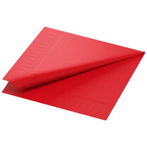 Duni Zelltuch-Servietten 40 x 40 cm 1-4 Falz 3-lagig Rot Duni Zelltuch-Servietten 40 x 40 cm 1-4 Falz 3-lagig Rot