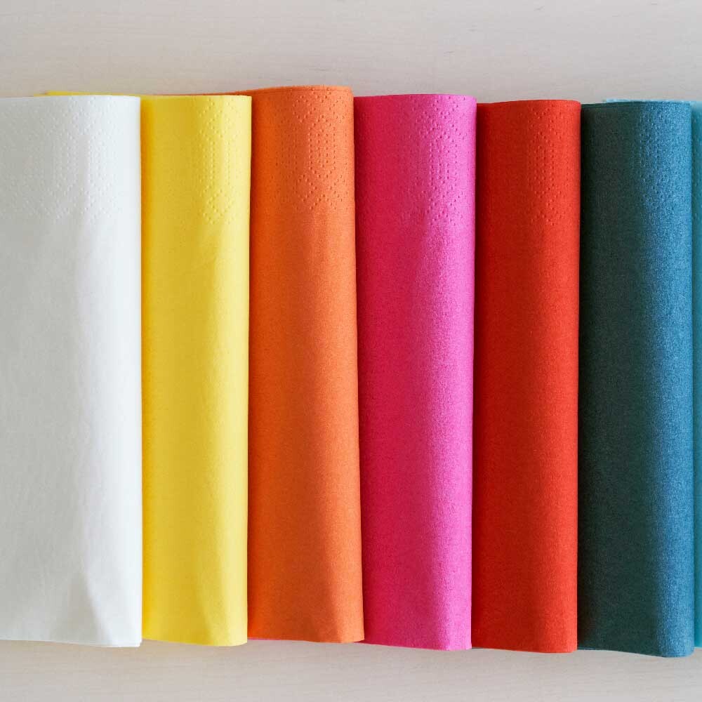 Duni Zelltuch-Servietten 40 x 40 cm 1-4 Falz 3-lagig Rot Duni Zelltuch-Servietten 40 x 40 cm 1-4 Falz 3-lagig Rot