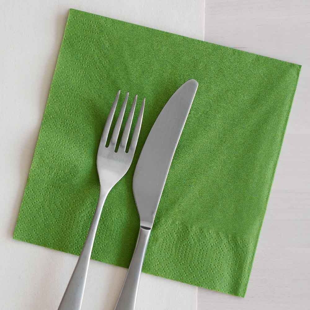 Duni Zelltuch-Servietten 40 x 40 cm 14 Falz 4-lagig Leaf Green Duni Zelltuch-Servietten 40 x 40 cm 14 Falz 4-lagig Leaf Green