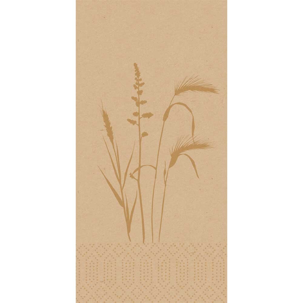 Duni Zelltuch-Servietten 40 x 40 cm 1-8 Falz Meadow Natural