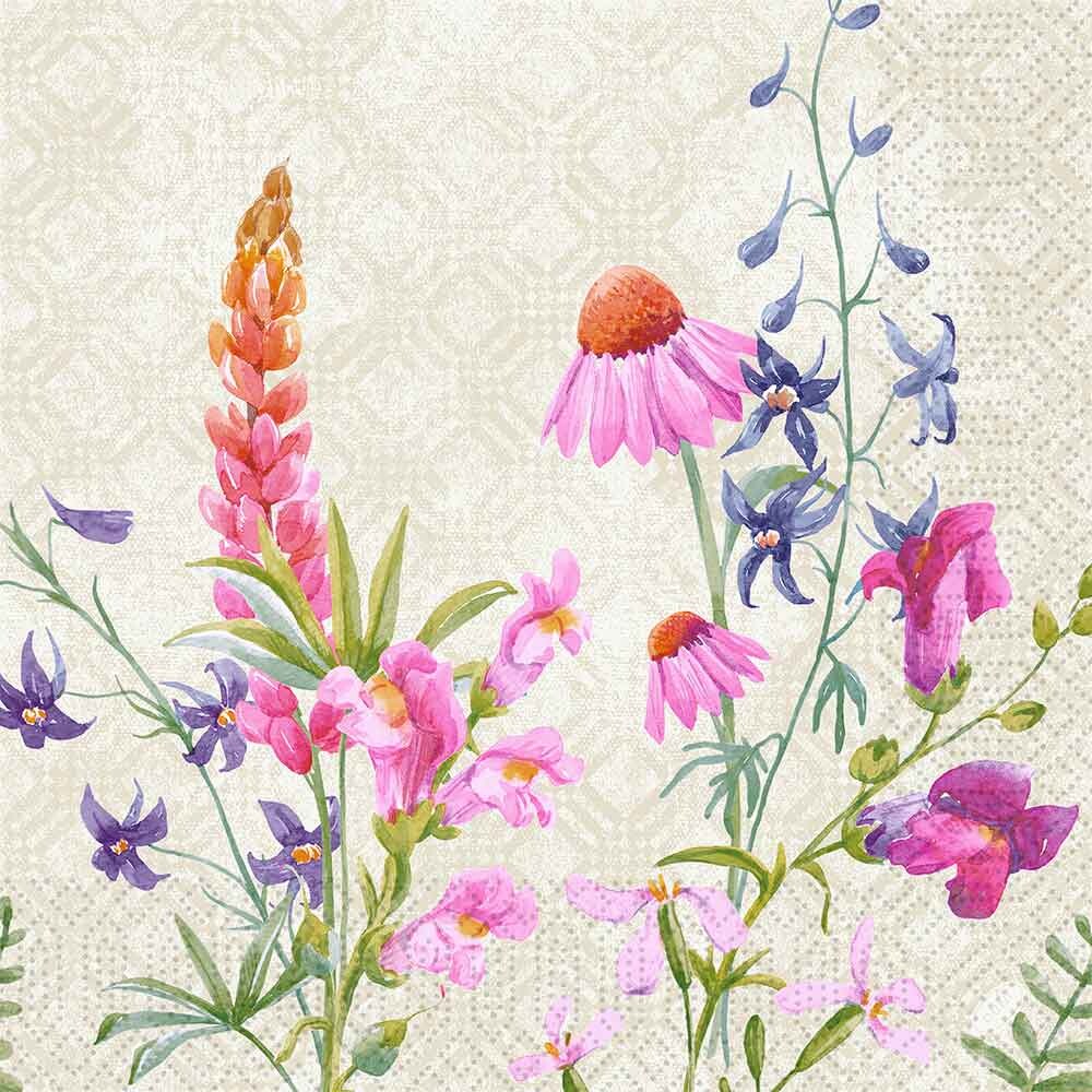 Duni Zelltuch-Servietten - 40 x 40 cm Floret Duni Zelltuch-Servietten - 40 x 40 cm Floret