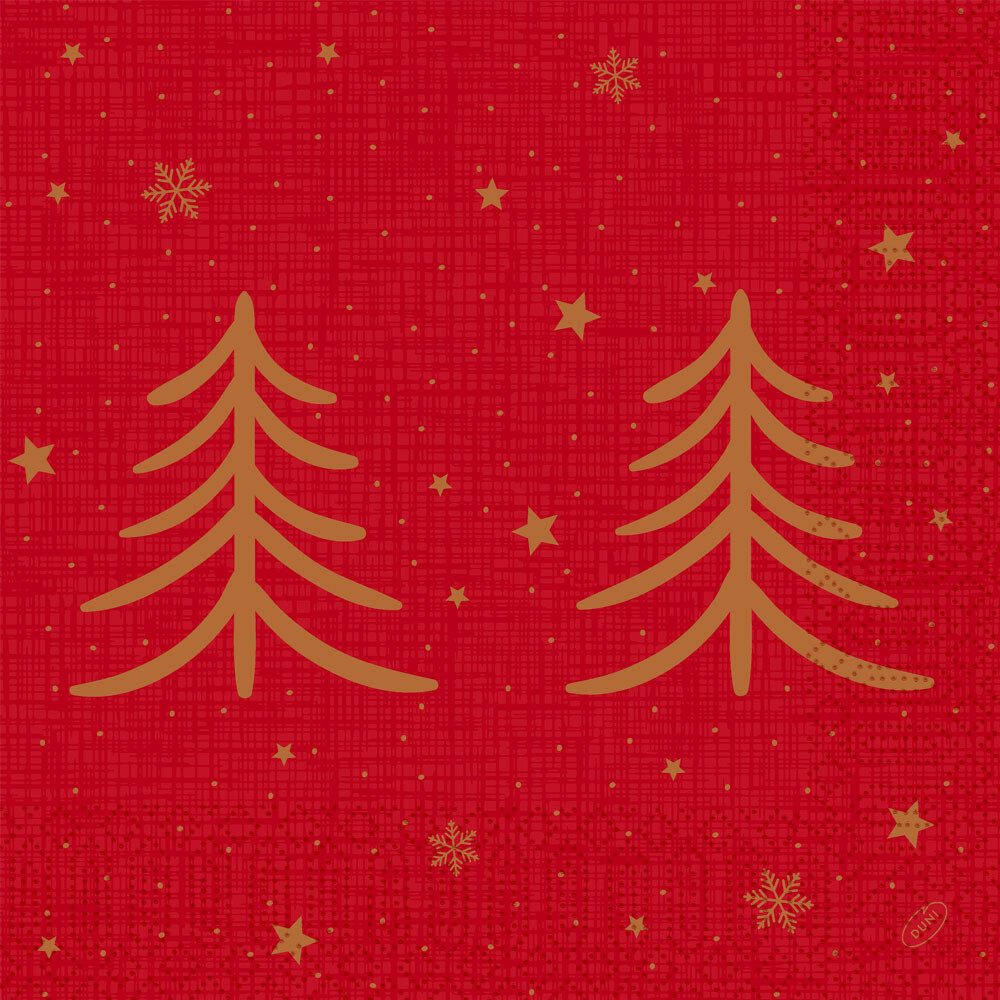 Duni Zelltuch-Servietten - 40 x 40 cm Shimmer Trees Duni Zelltuch-Servietten - 40 x 40 cm Shimmer Trees