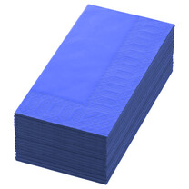 Duni Zelltuch-Servietten 40 x 40 cm 1-8 Buchfalz Dunkelblau Duni Zelltuch-Servietten 40 x 40 cm 1-8 Buchfalz Dunkelblau