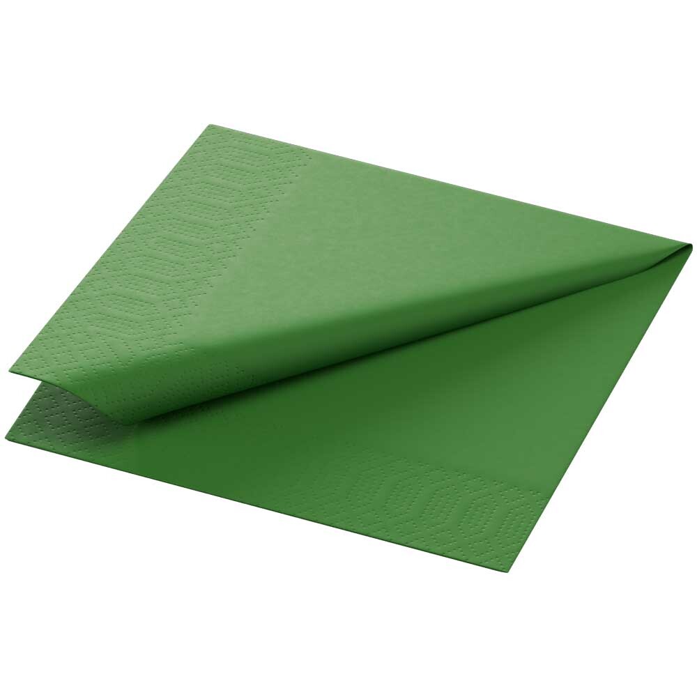 Duni Zelltuch-Servietten 3-lagig 24 x 24 cm Leaf Green Duni Zelltuch-Servietten 3-lagig 24 x 24 cm Leaf Green