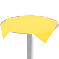 Bio Dunicel Mitteldecken 84 x 84 cm 20er Pack gelb Bio Dunicel Mitteldecken 84 x 84 cm 20er Pack gelb