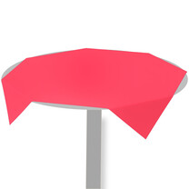 Bio Dunicel Mitteldecken 84 x 84 cm 20er Pack rot Bio Dunicel Mitteldecken 84 x 84 cm 20er Pack rot